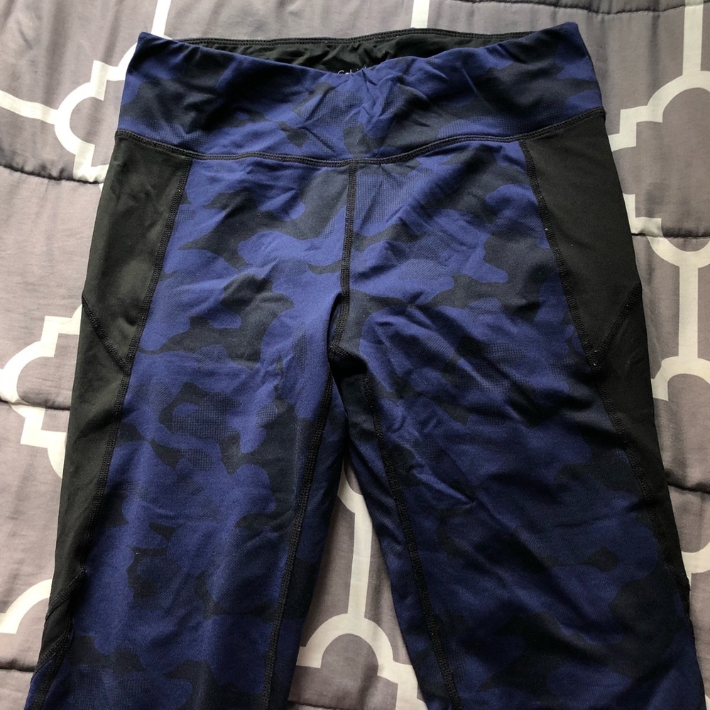 Blue camo Calvin Klein leggings